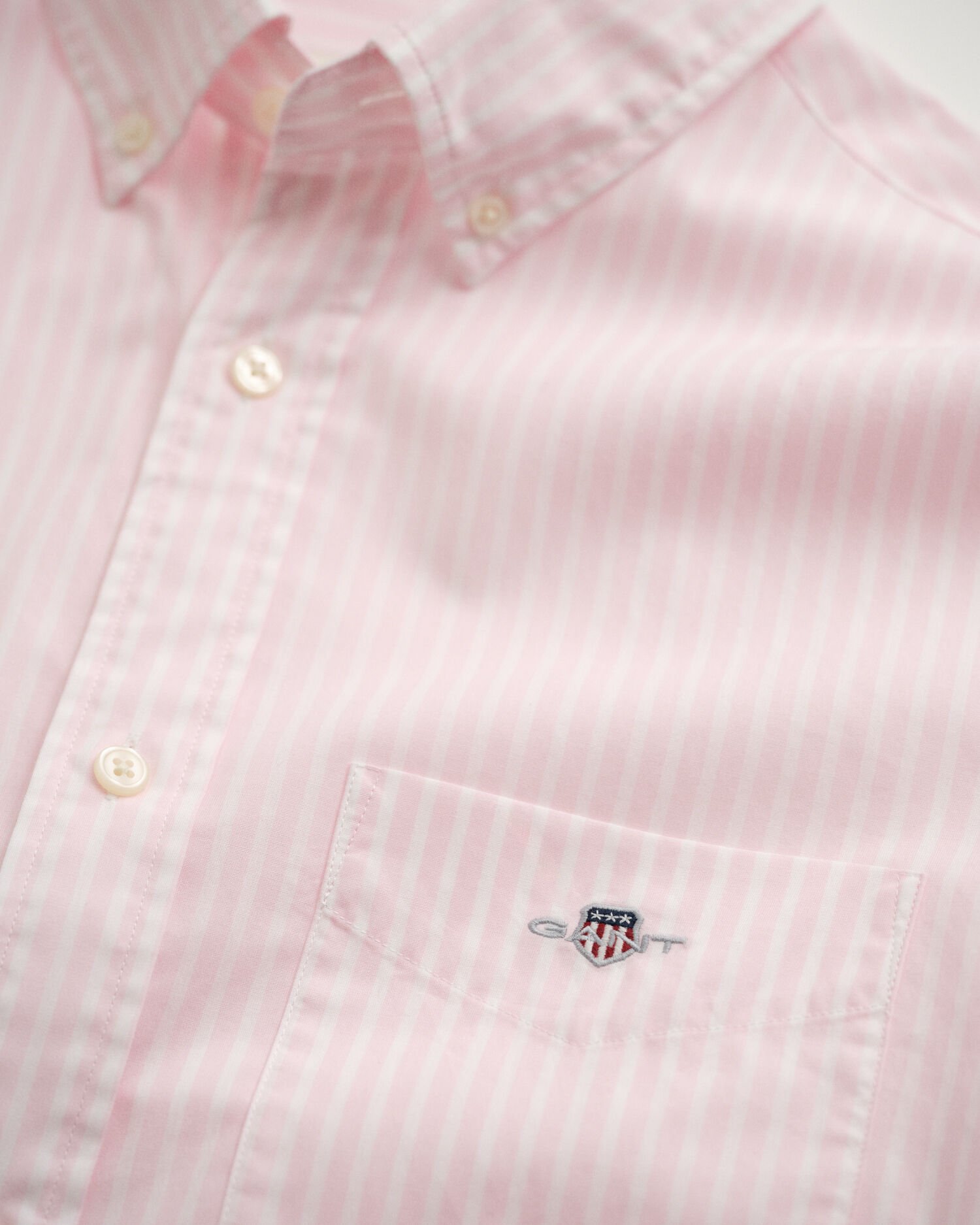 Camisa clásica de popelina a rayas