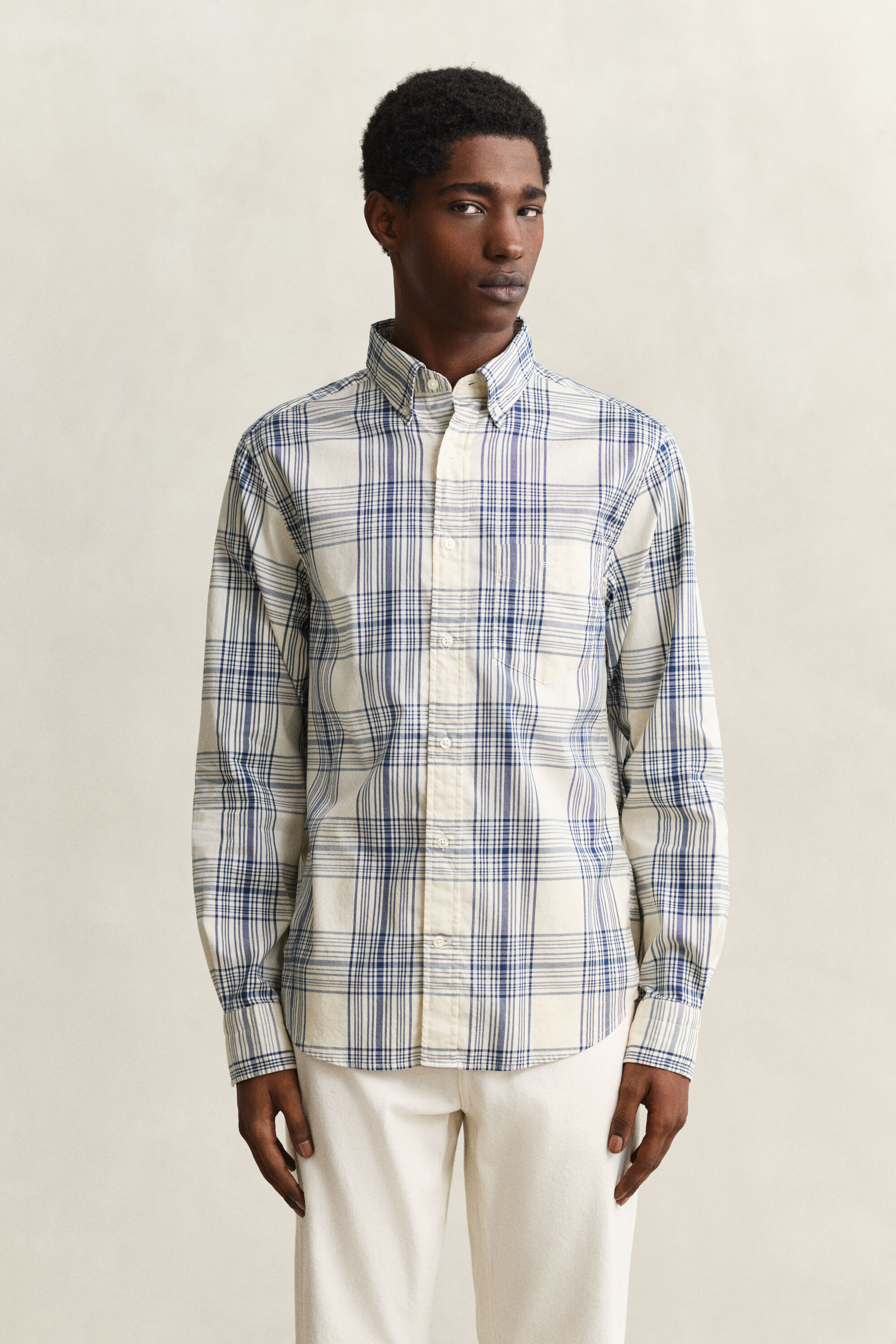 Camisa Oxford Regular Fit Dreamy a cuadros
