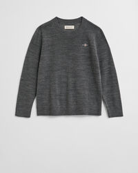 Jersey de cuello redondo en lana merino extrafina Kids