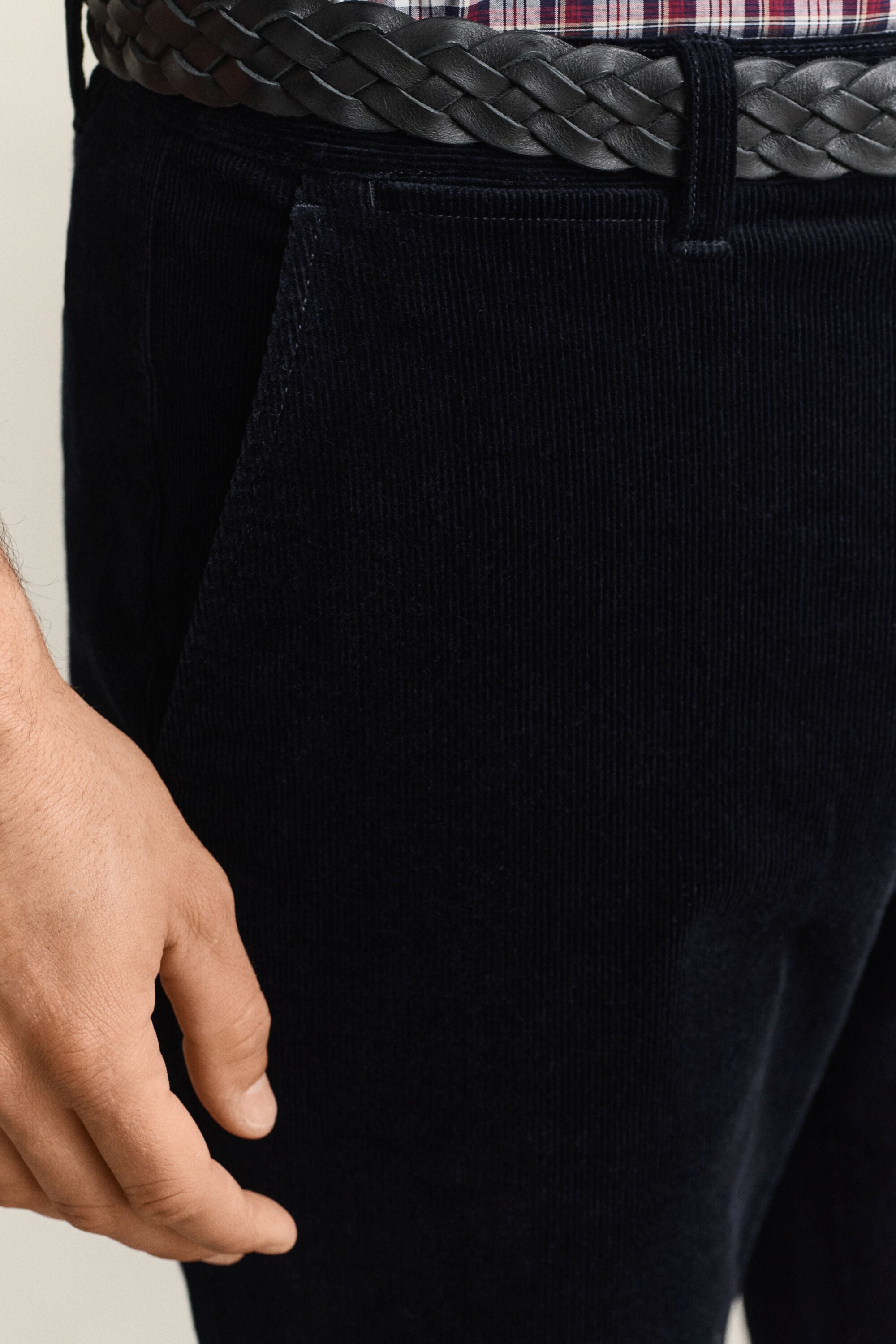 Pantalones chinos Regular Fit de pana