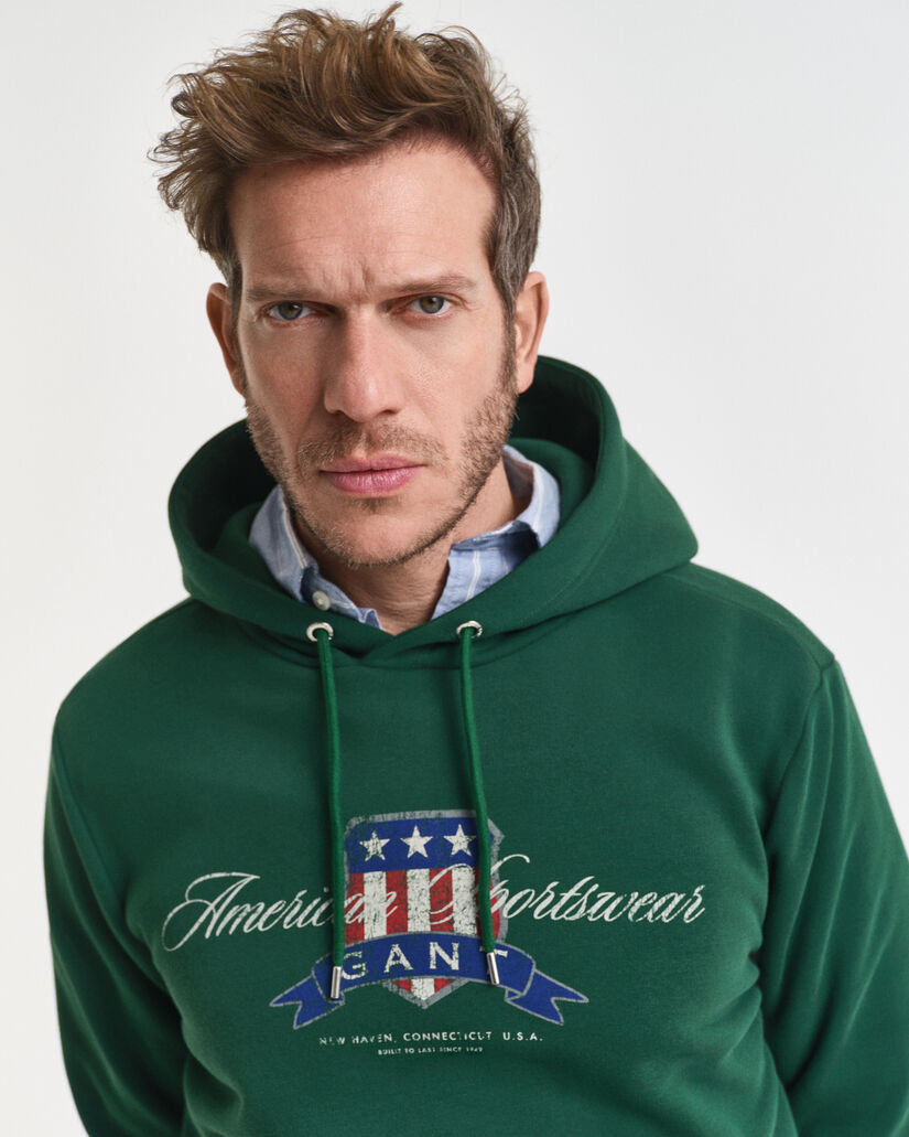 Sudadera con capucha Crest Graphic