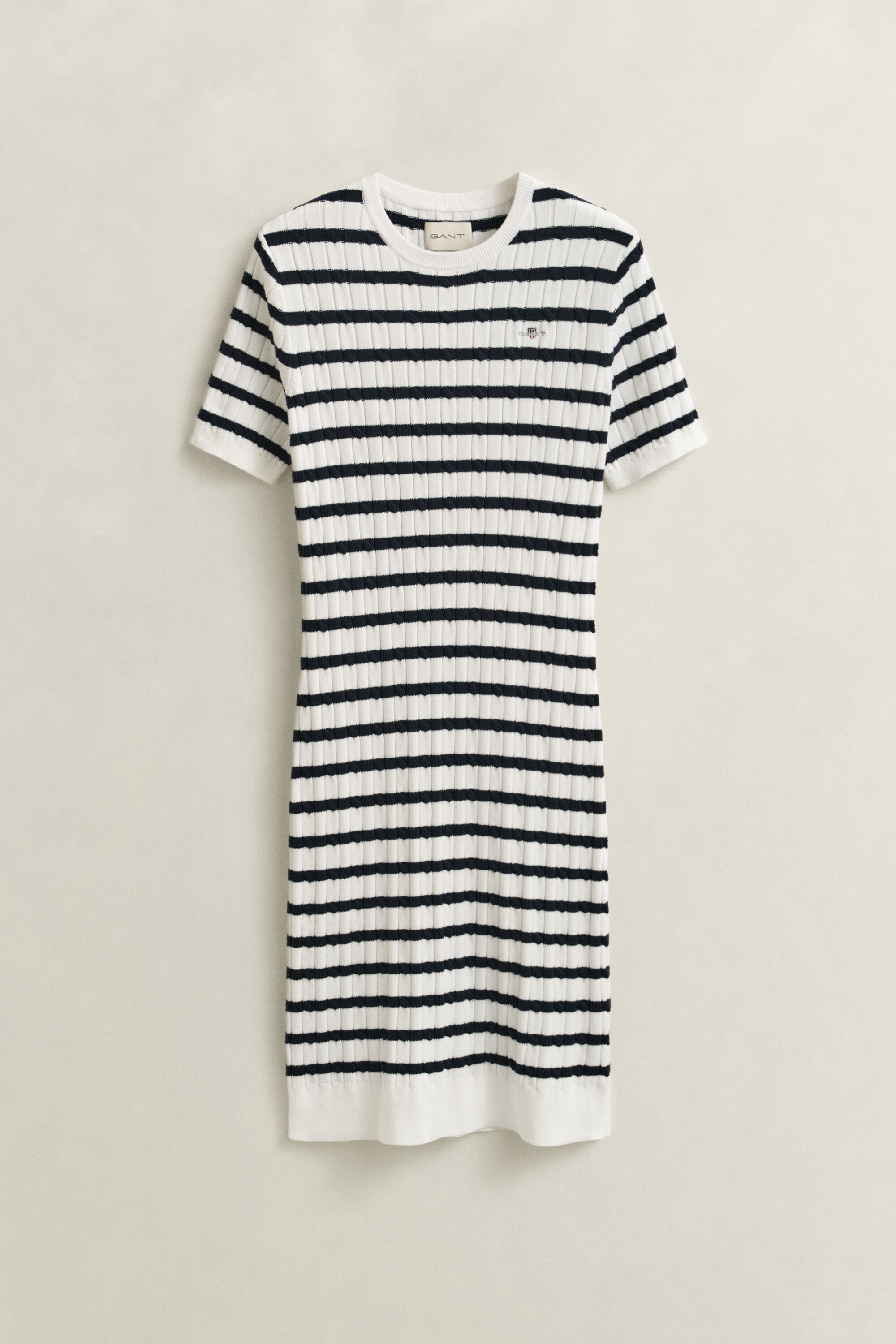 Vestido de punto de ochos de algodón