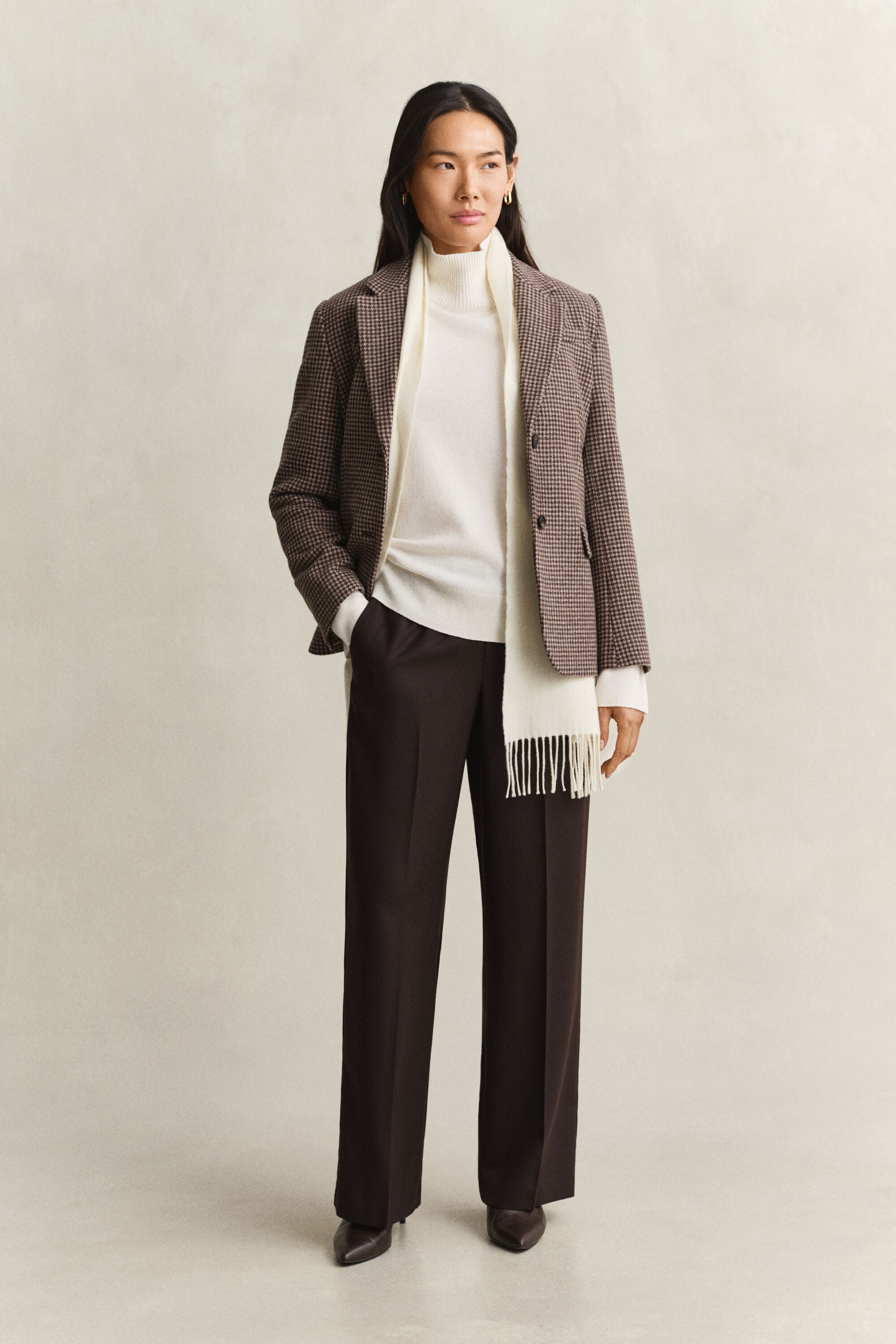 Pantalones de mezcla de lana