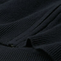 Cárdigan de lana de oveja muy fina con cremallera