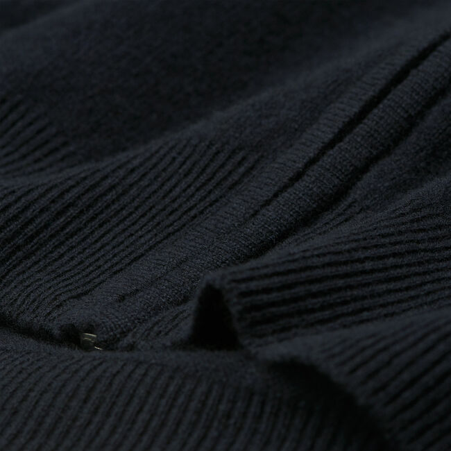 Cárdigan de lana de oveja muy fina con cremallera