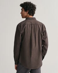 Camisa de franela Regular Fit con diseño de espiga