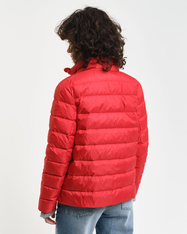 Chaqueta de plumón ligero con logotipo