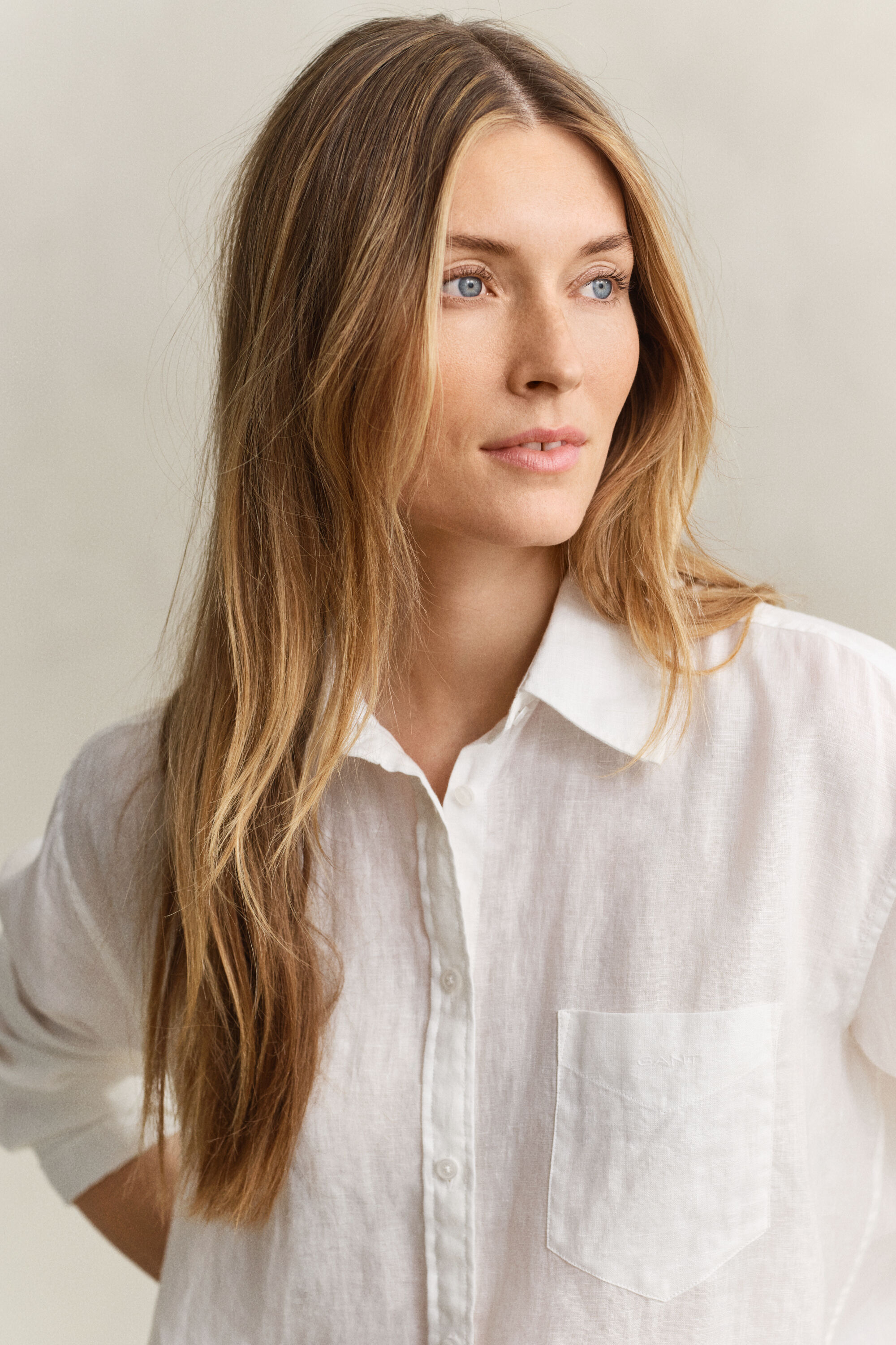 Camisa Relaxed Fit de lino