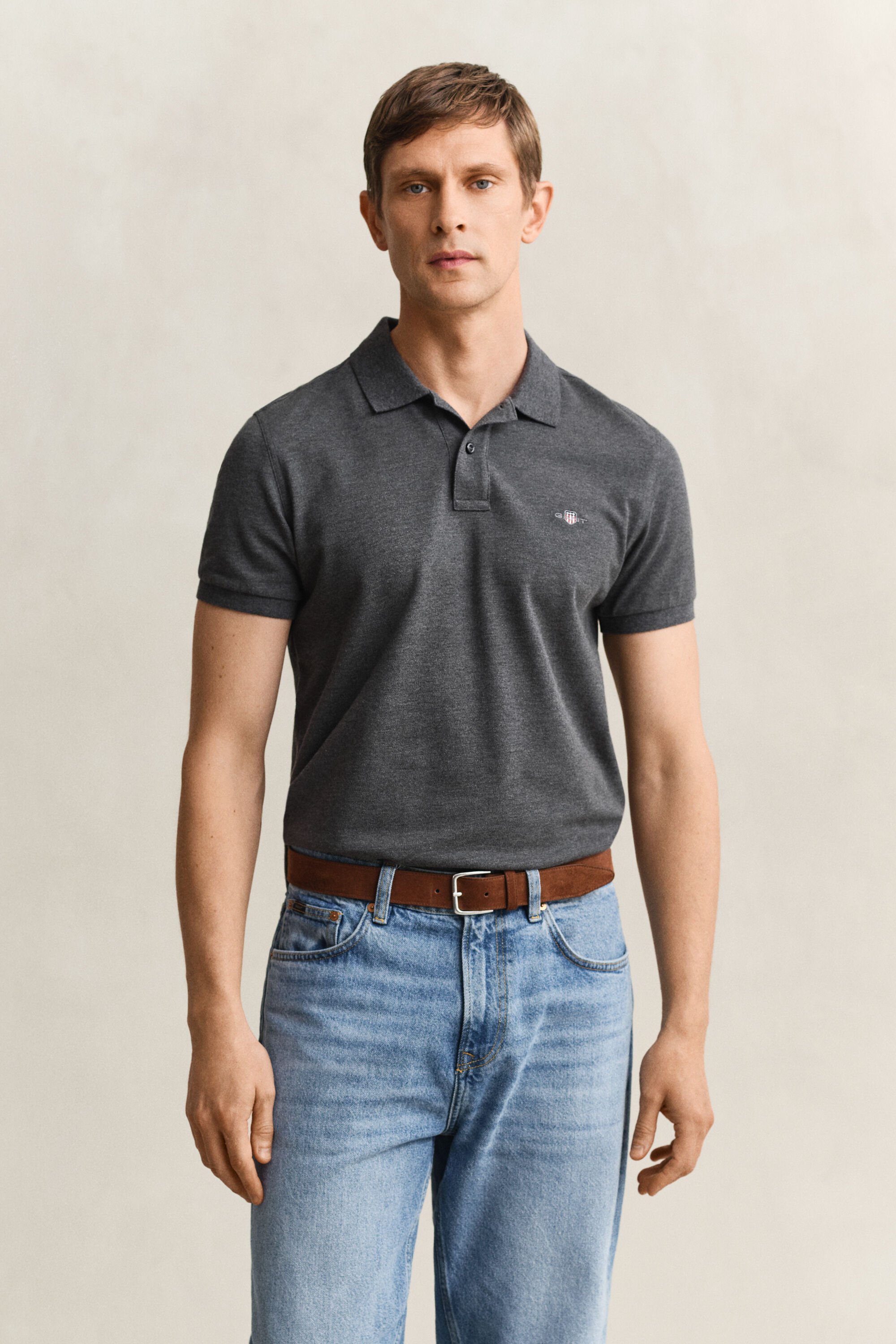 Polo de piqué Slim Fit Shield