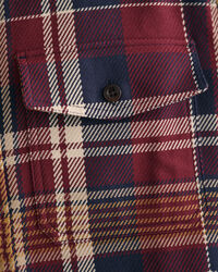 Sobrecamisa de sarga gruesa a cuadros