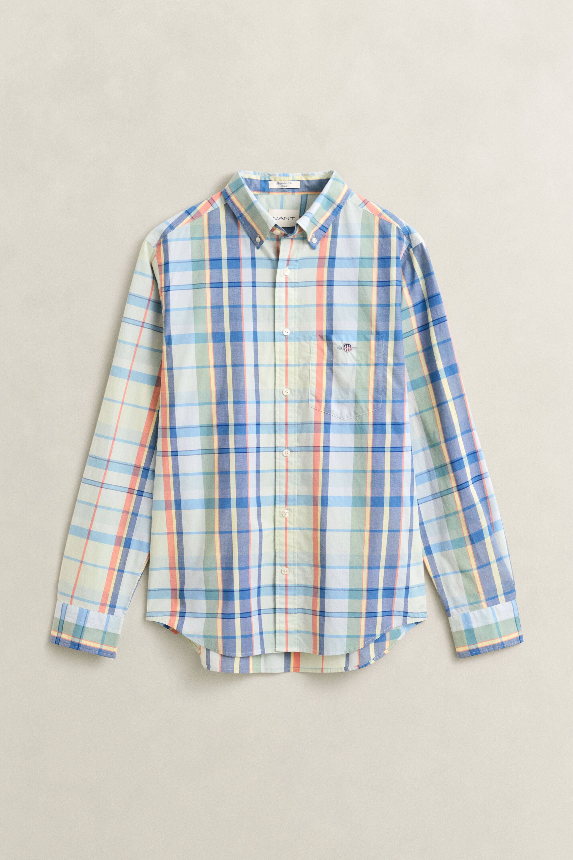 Camisa de popelina a cuadros