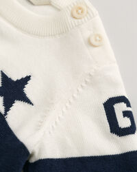 Conjunto de punto con estampado de estrellas y G Baby