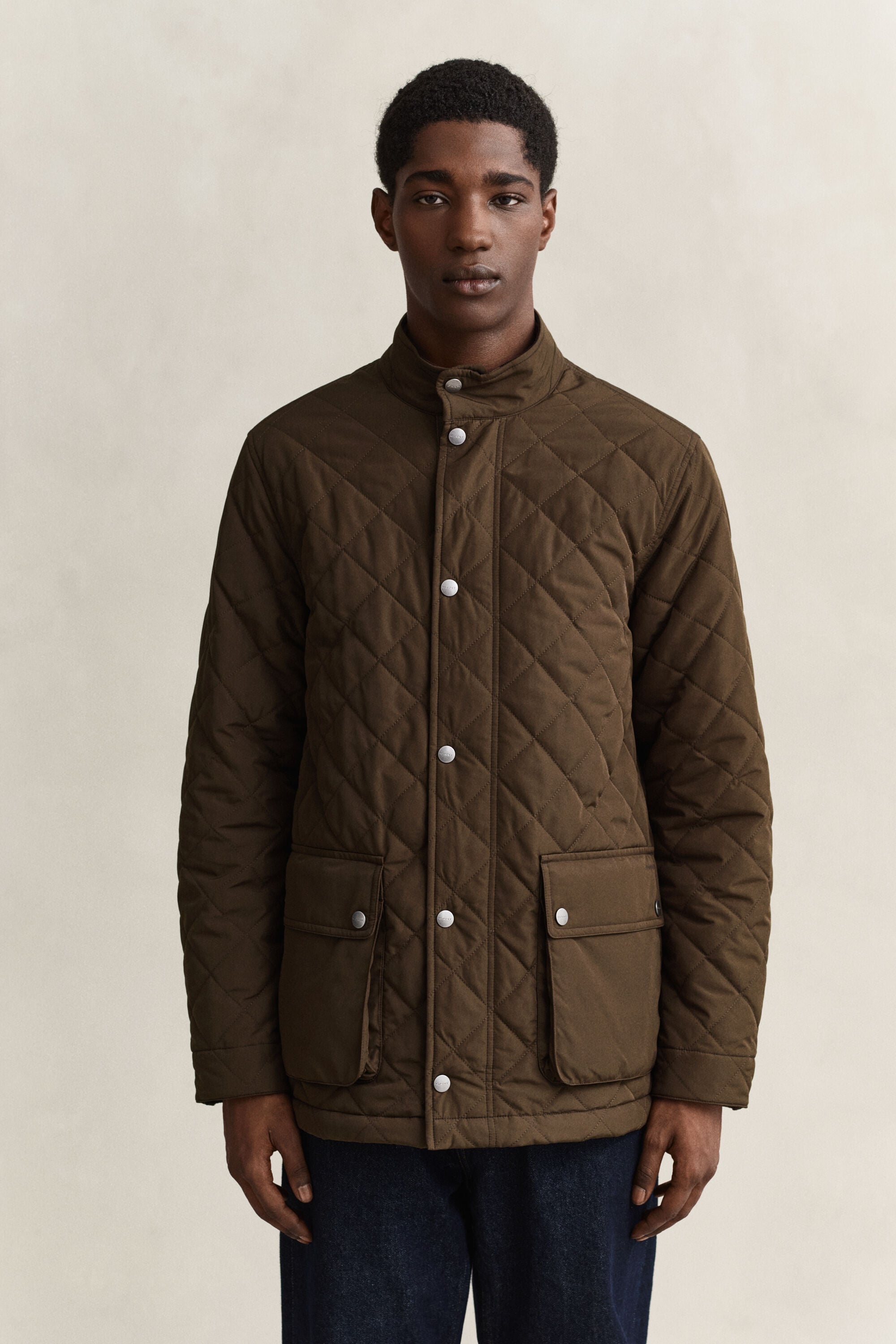 Chaqueta acolchada de largo medio