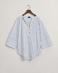 Camisa Relaxed Fit Popover a rayas