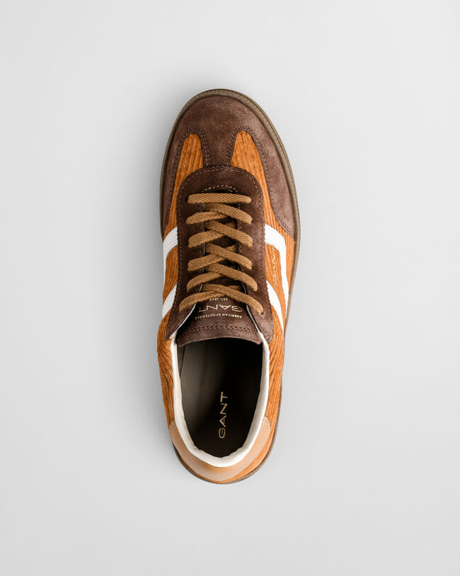 Zapatillas Cuzima de pana y ante