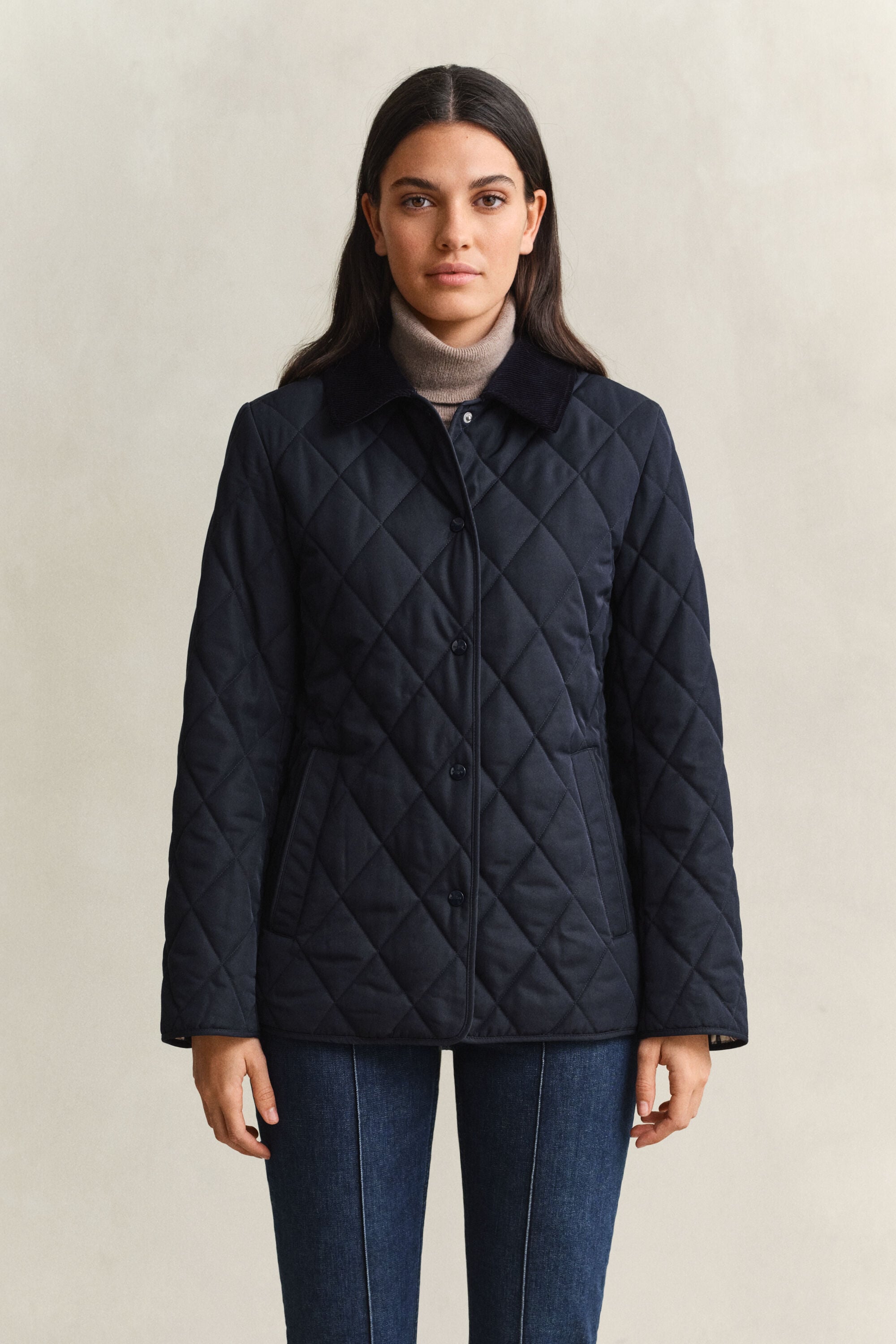 Chaqueta acolchada ajustada