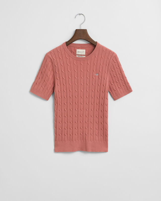 Jersey de punto de ochos en algodón elástico