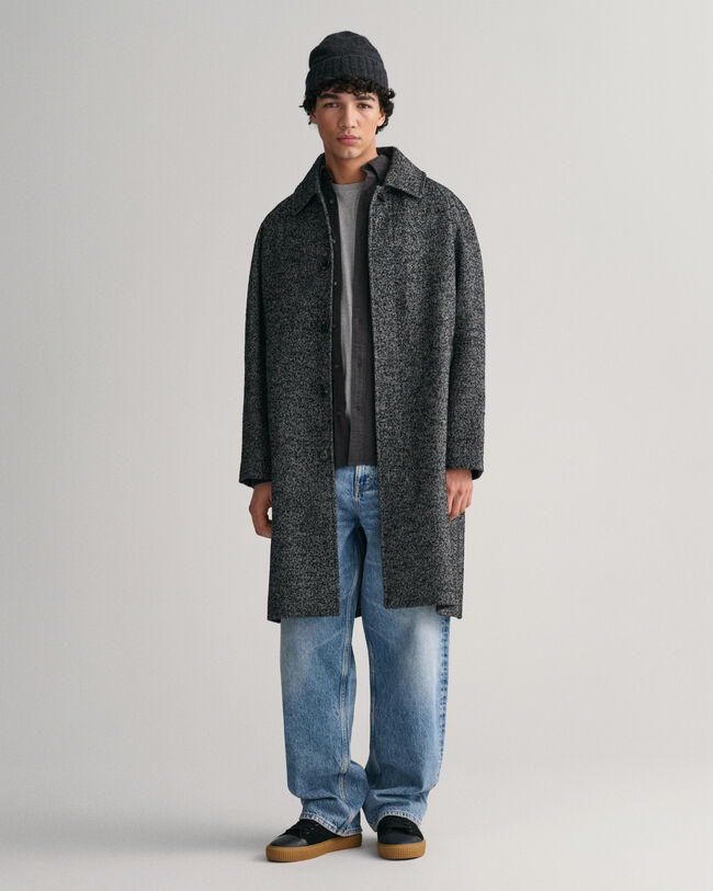 Camisa Regular Fit de franela jaspeada