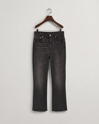 Vaqueros tobilleros acampanados