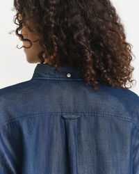 Camisa Relaxed Fit añil