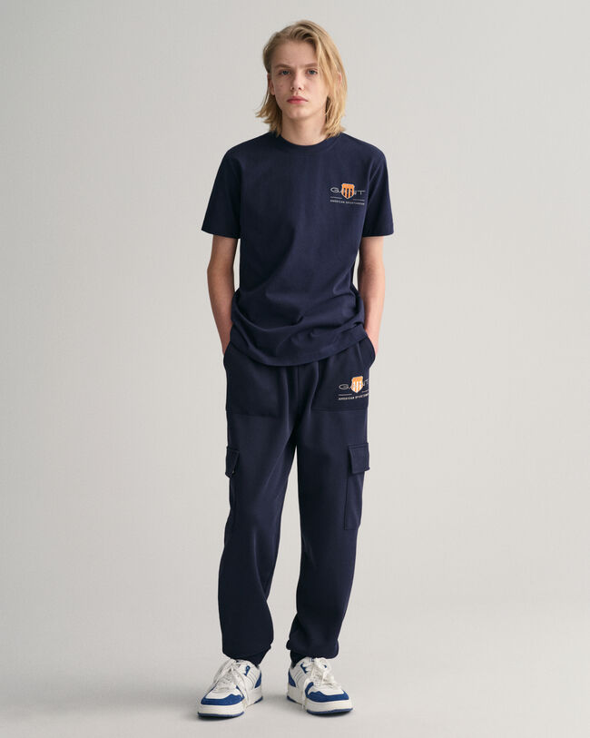 Pantalones de deporte cargo Contrast Shield Teen Boys
