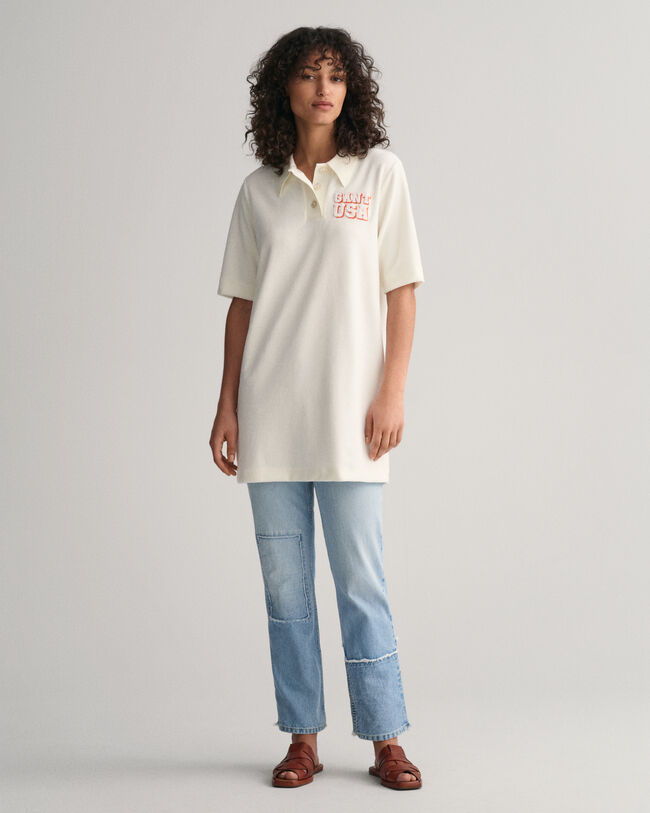 Vestido tipo polo Terry Cloth