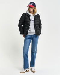 Chaqueta de plumón ligero con logotipo