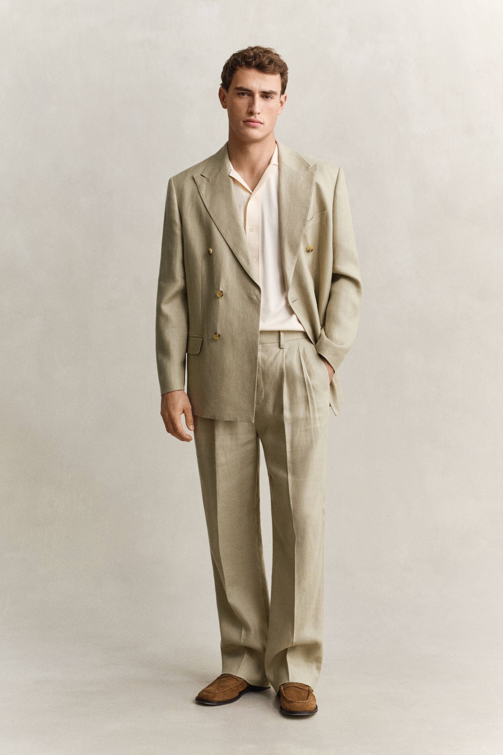 Chaqueta de traje de lino