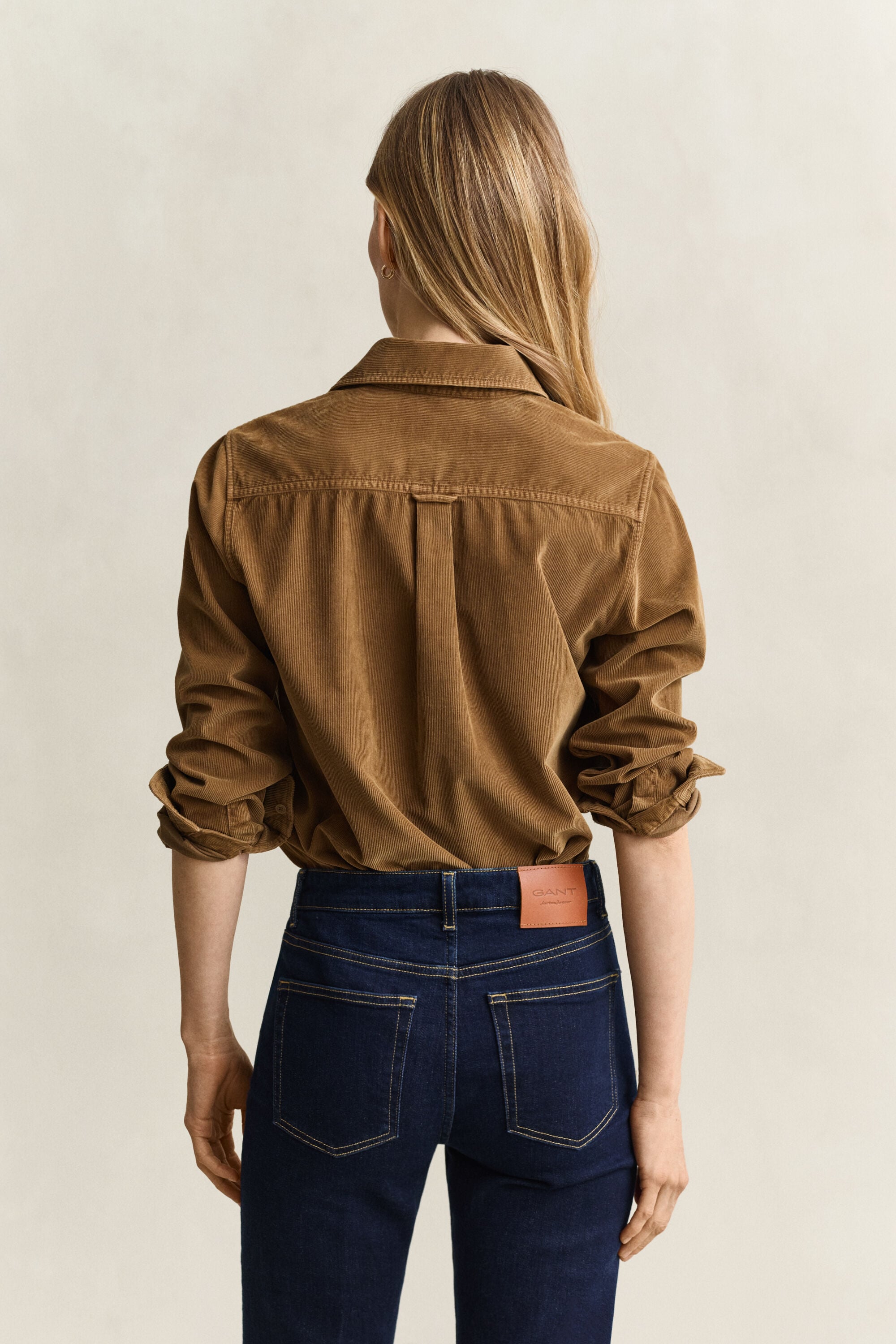 Camisa Regular Fit de pana