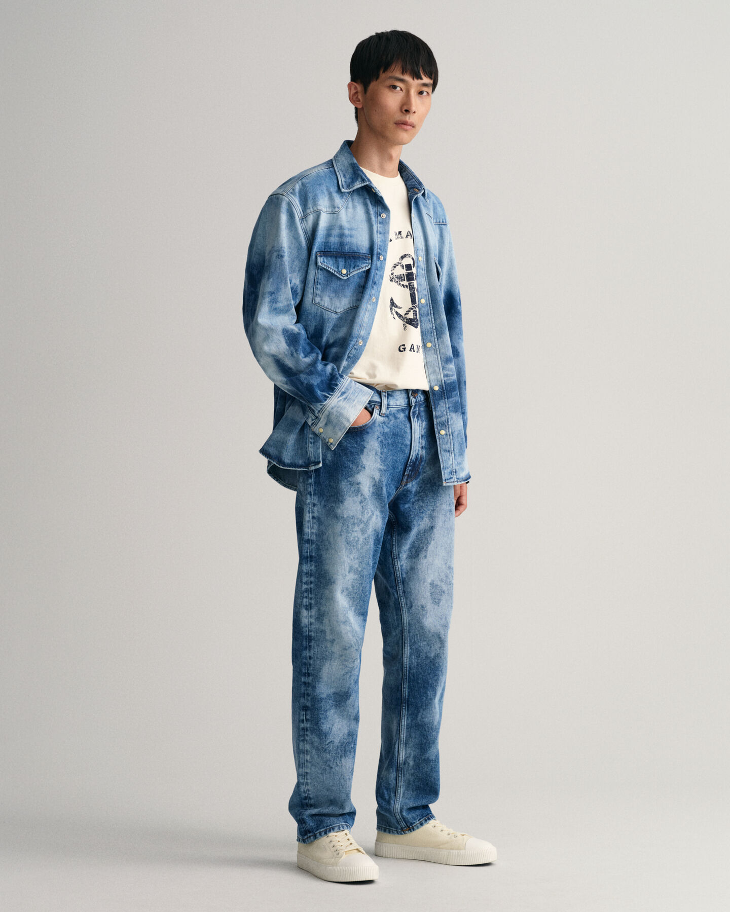 Vaqueros decolorados