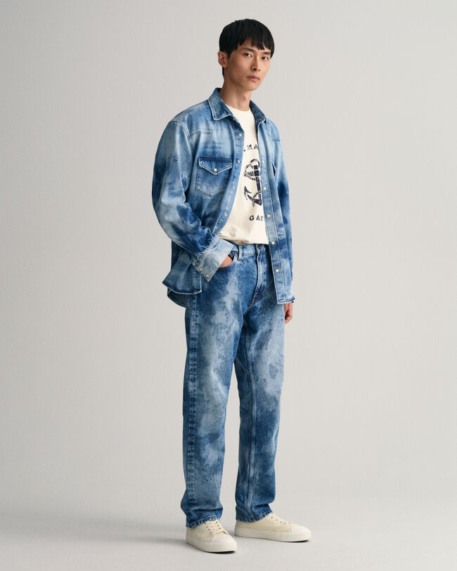 Vaqueros decolorados