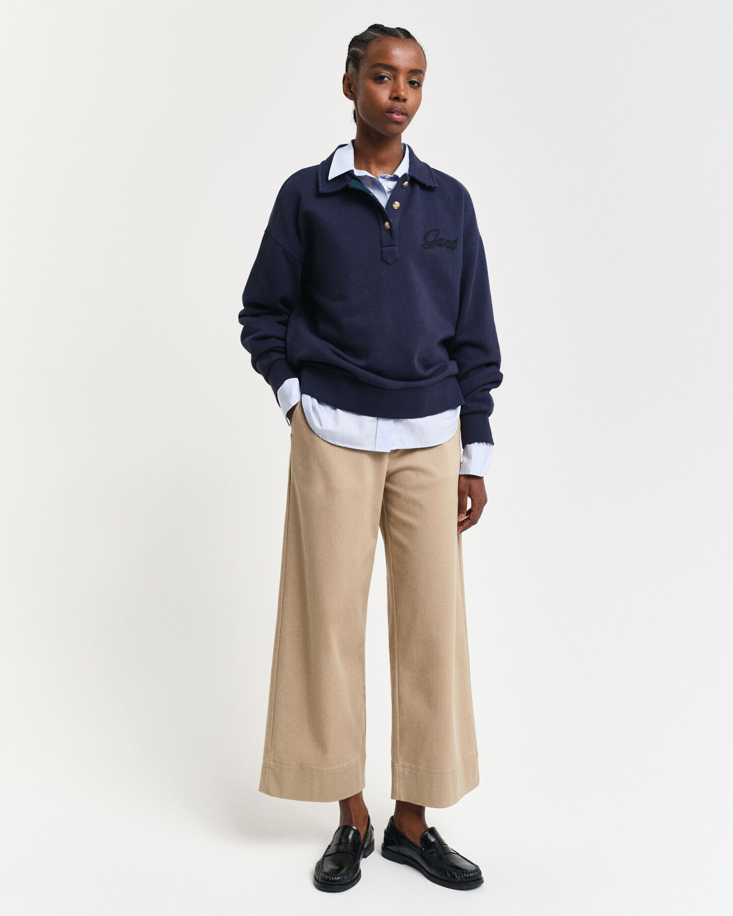 Sudadera Rugger con inscripción