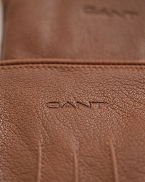 Guantes de piel con forro de cachemir