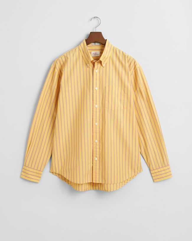 Camisa Relaxed Fit Heritage Poplin a rayas