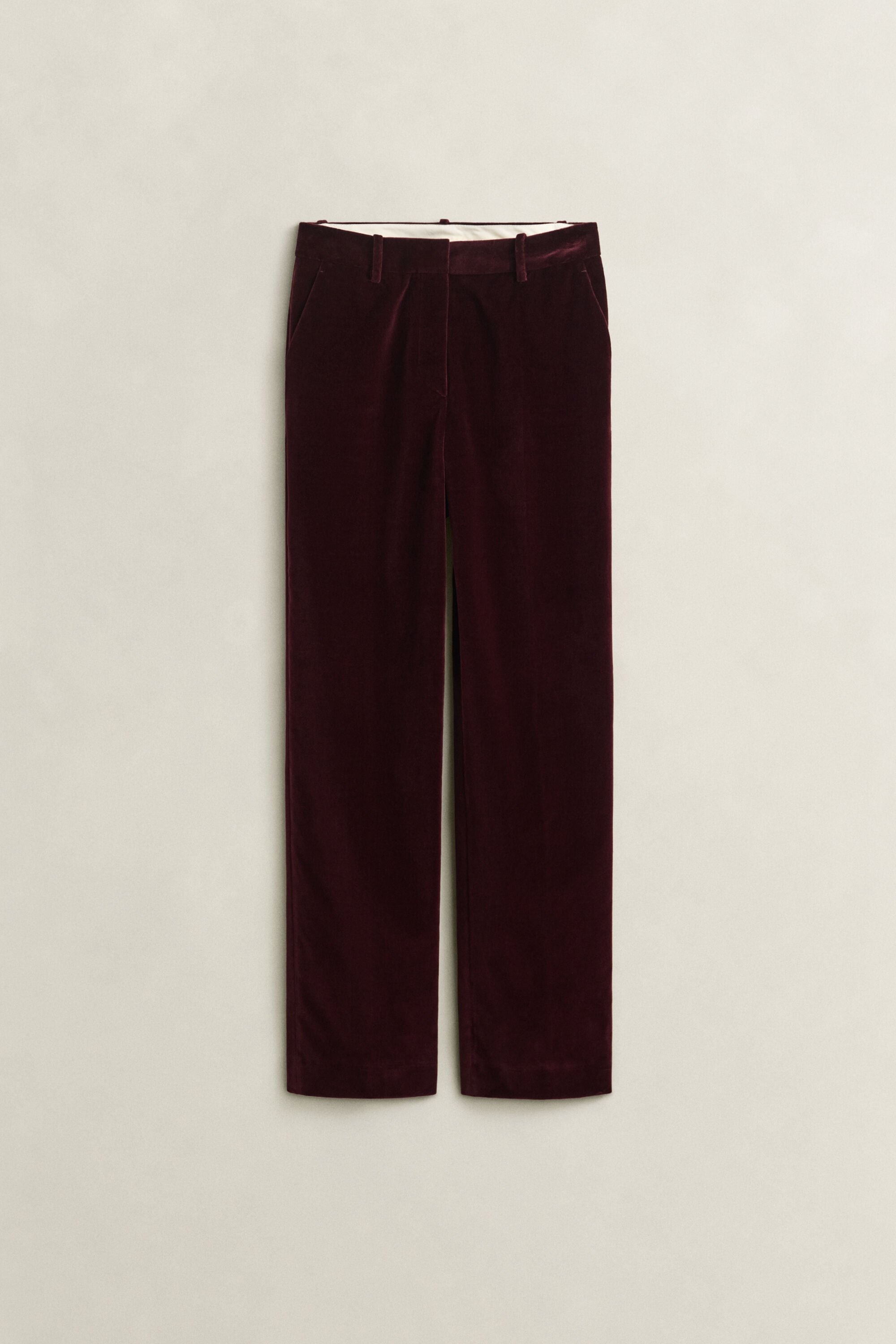 Pantalones de vestir de terciopelo