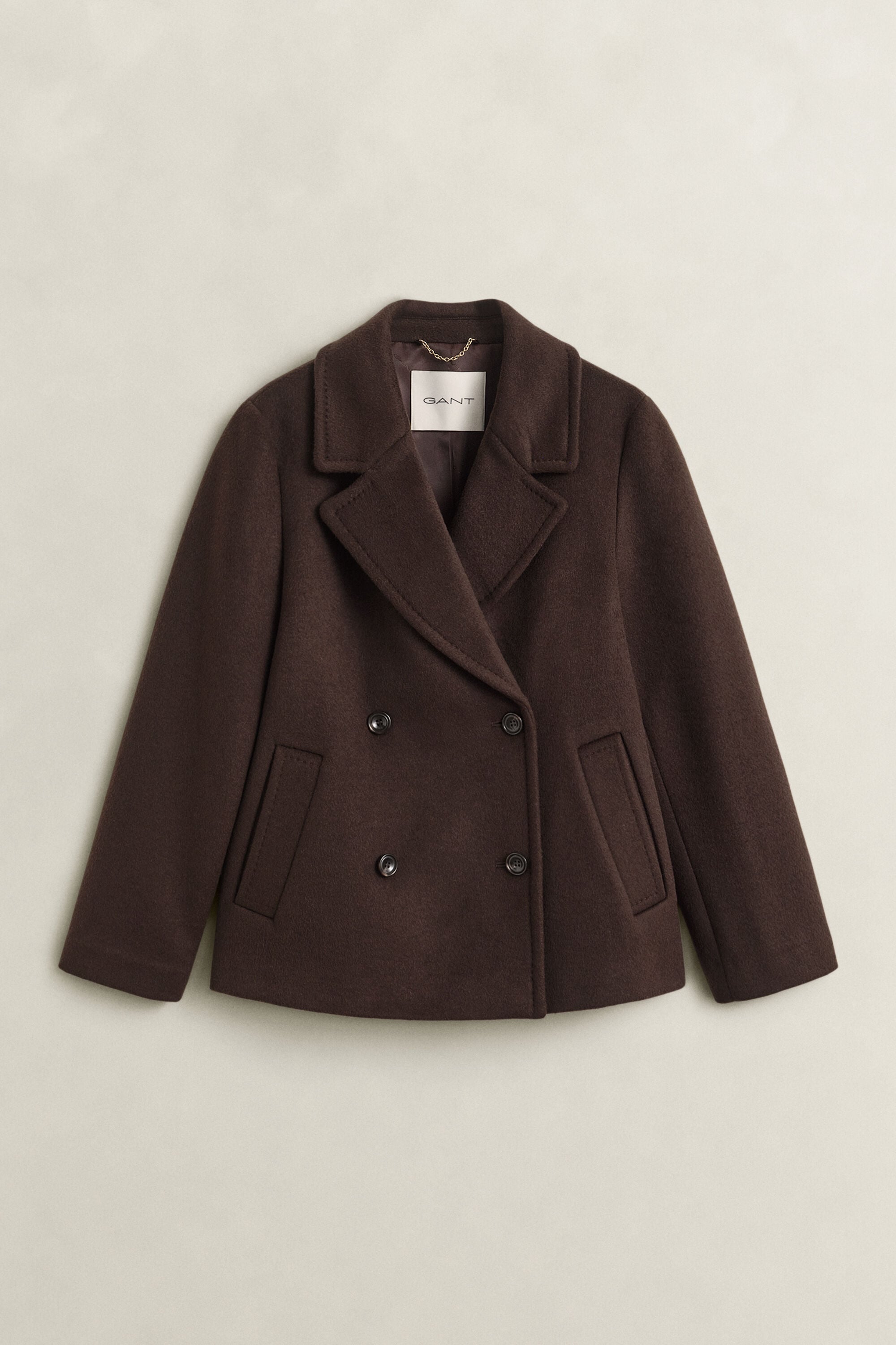 Chaquetón en mezcla de lana