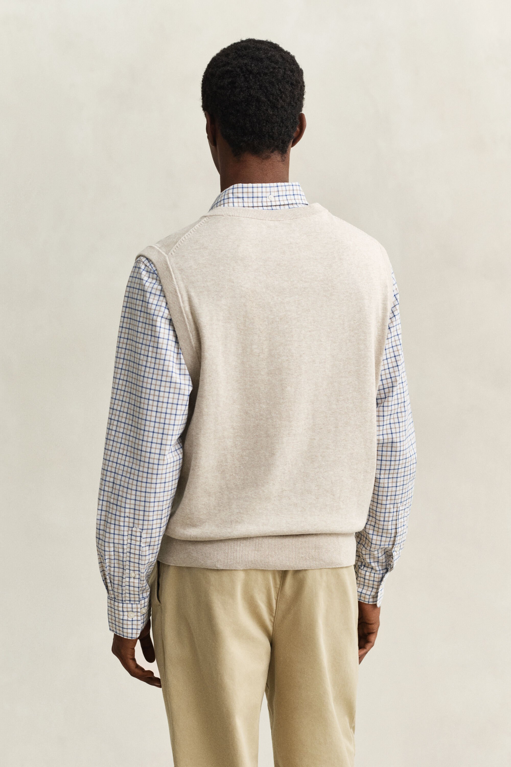 Chaleco clásico de algodón