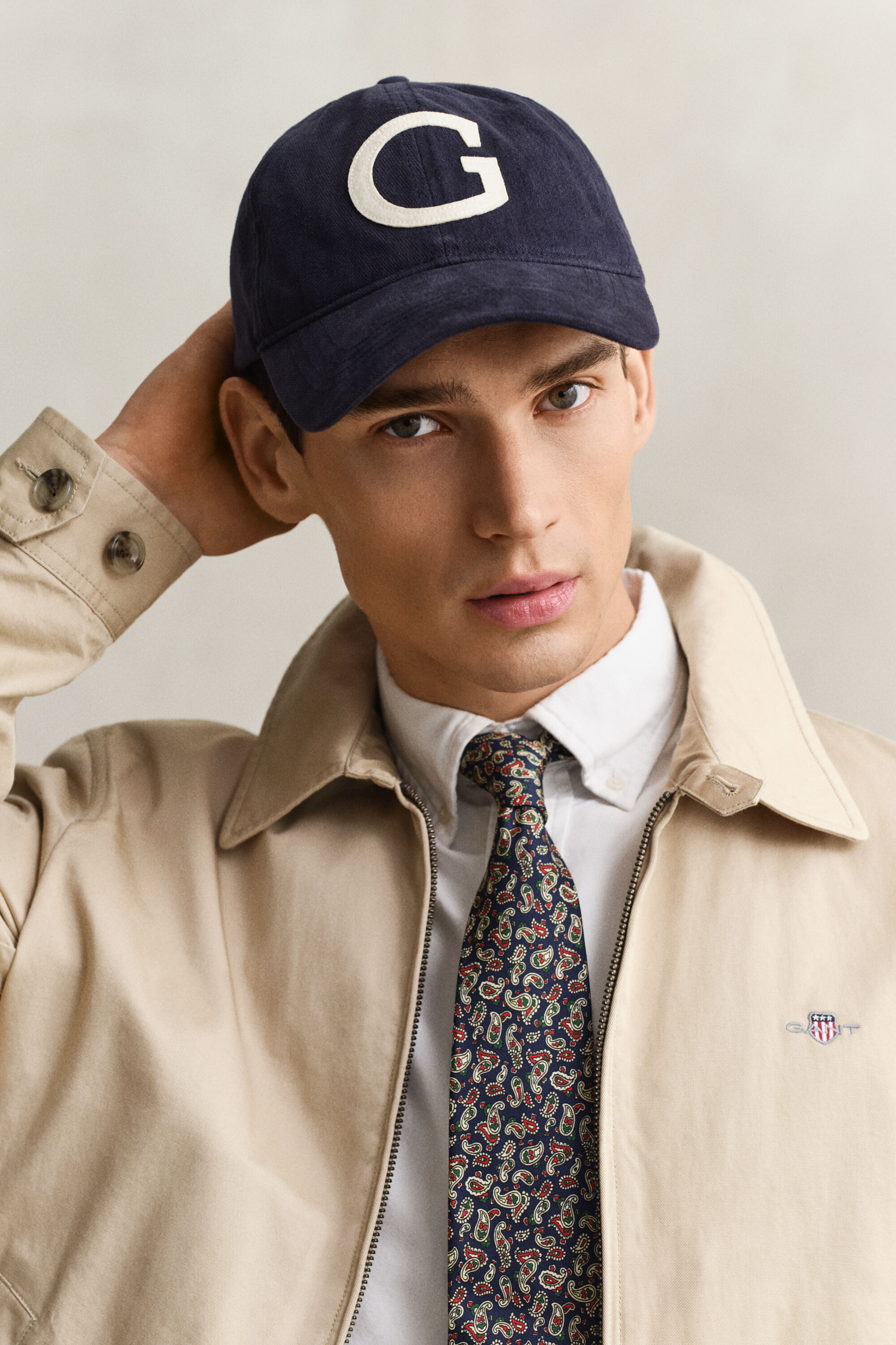 Chaqueta Windcheater de algodón