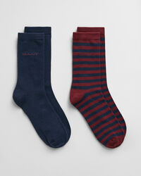 Paquete de dos pares de calcetines de rayas Teens