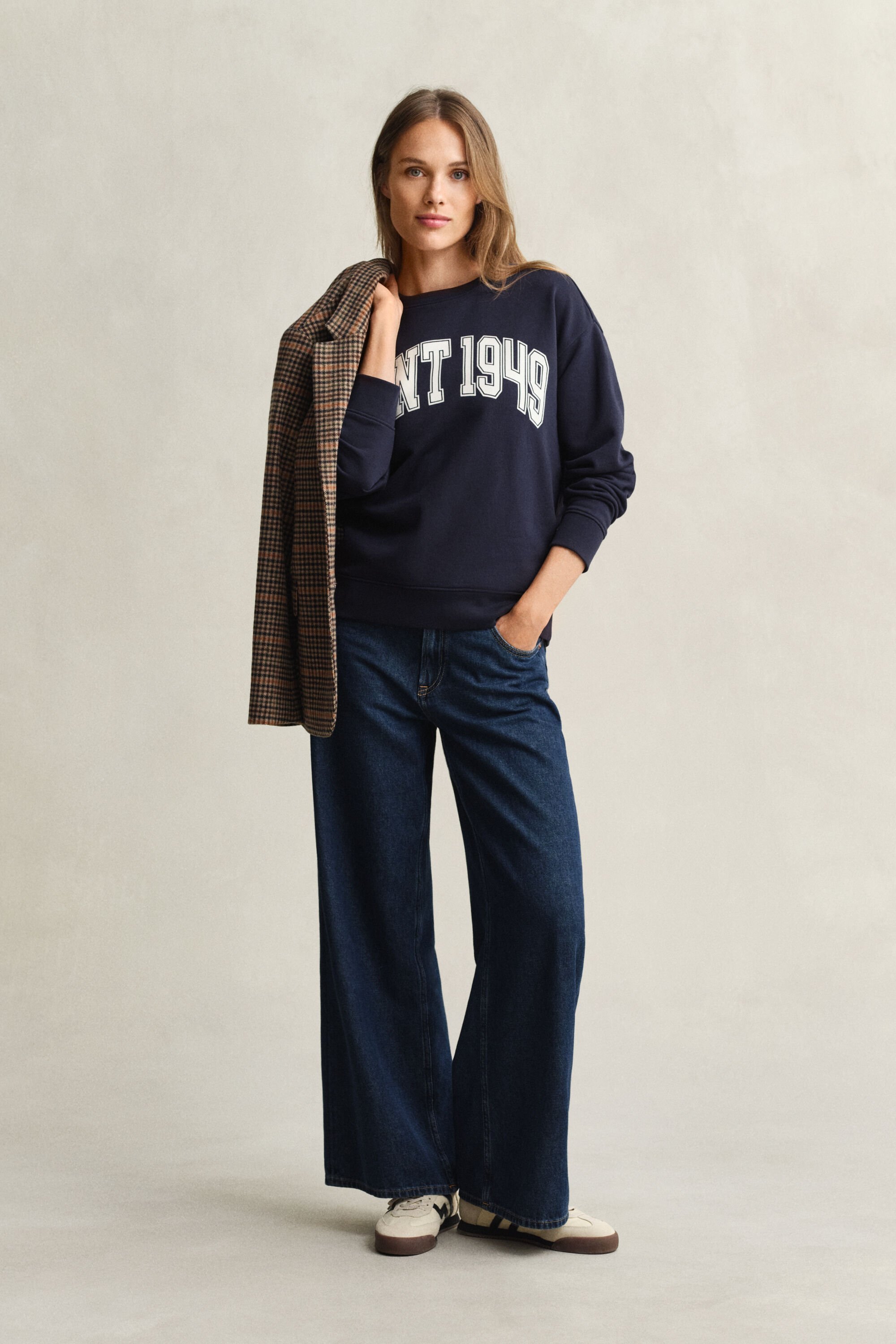 Sudadera de cuello redondo con gráfico