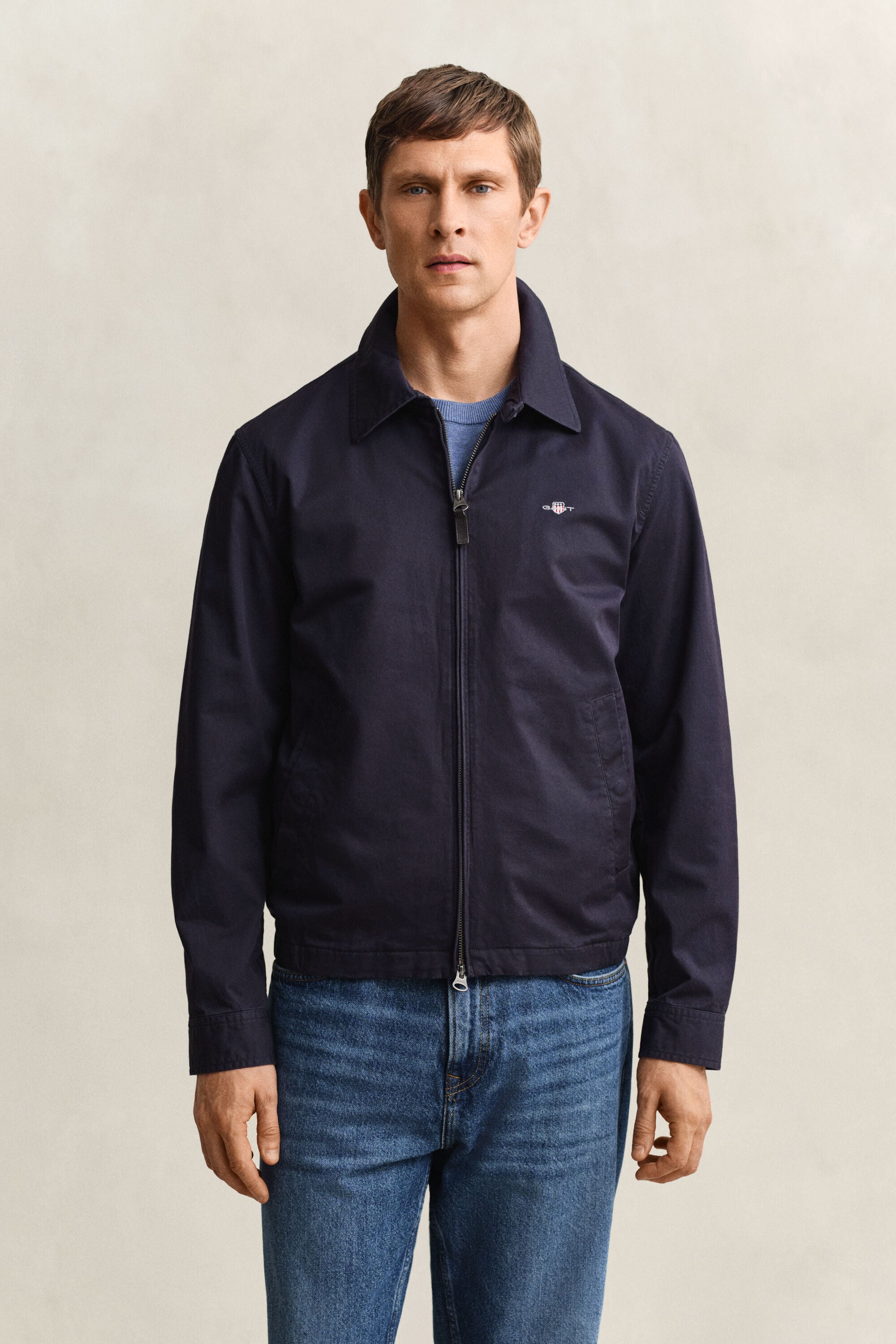 Chaqueta Windcheater de algodón