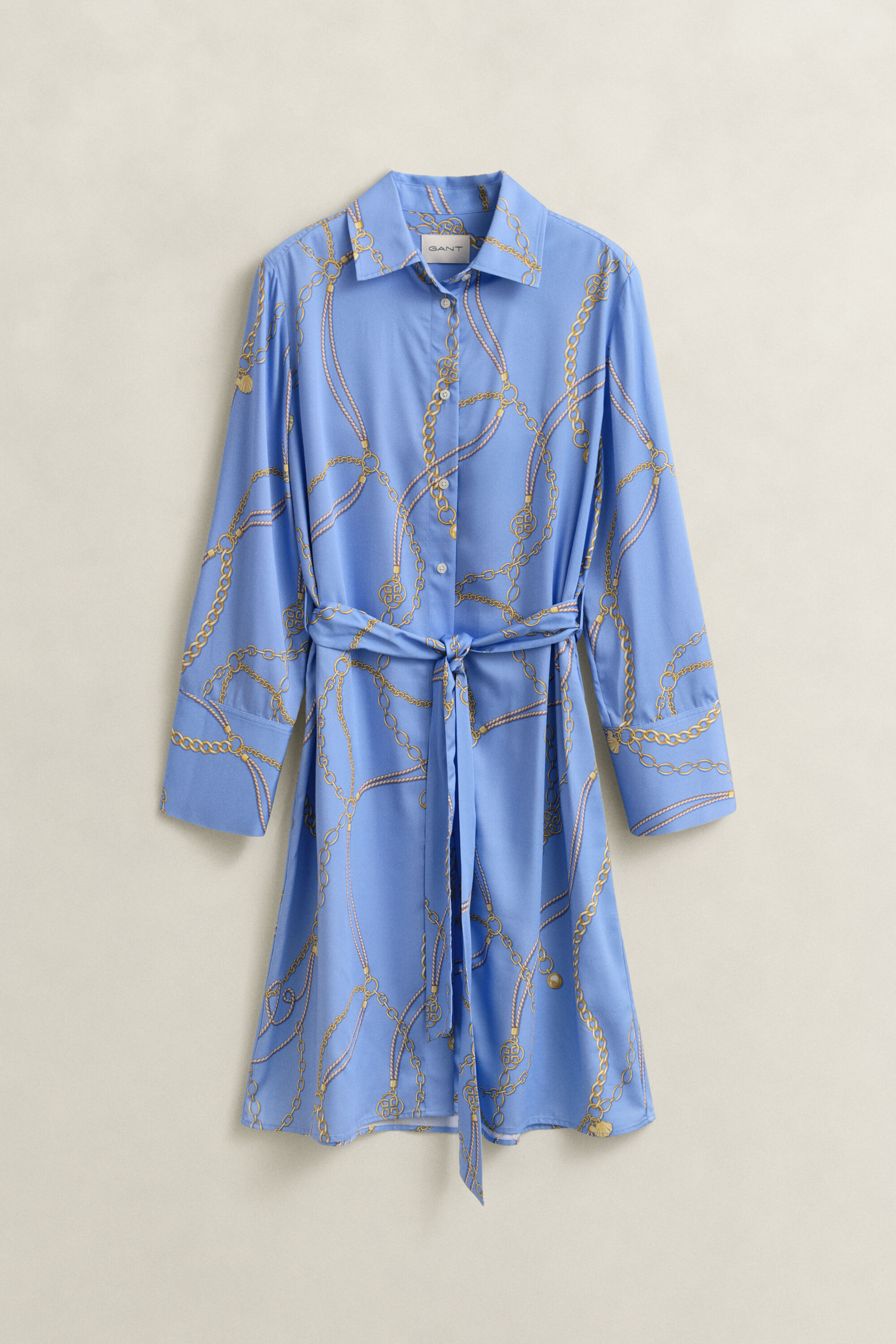 Vestido camisero con cinturón