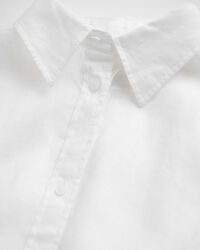 Vestido camisero de lino