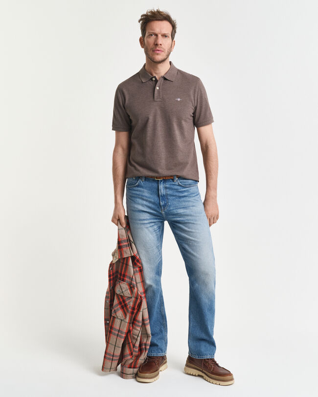 Polo de piqué Regular Fit Shield