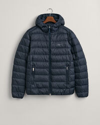 Chaqueta con capucha de plumón ligero