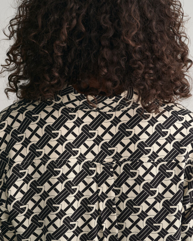 Camisa Relaxed Fit G Patterned