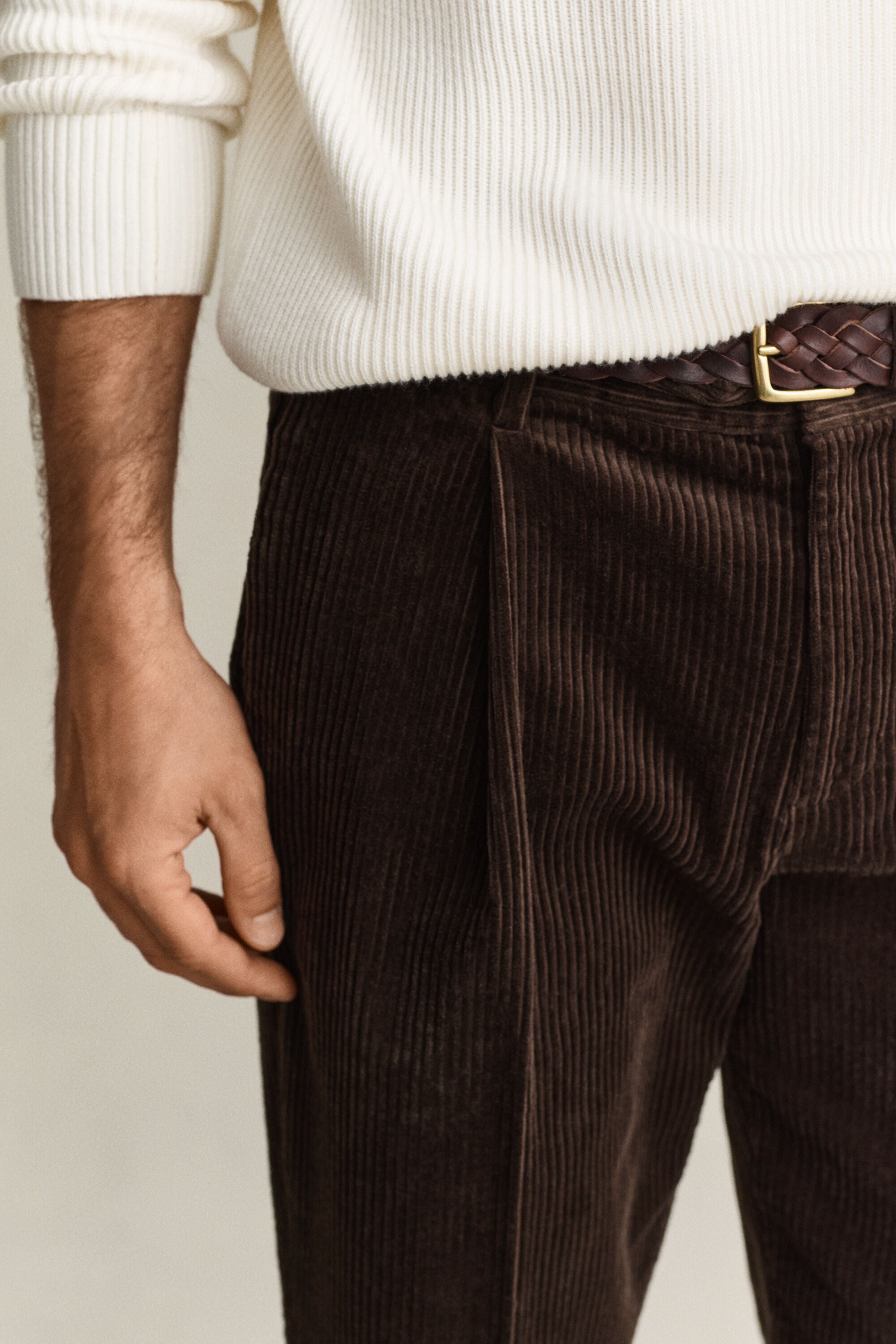 Pantalones de traje de pana