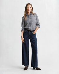 Camisa Regular Fit clásica de popelina a rayas