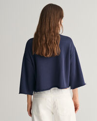 Sudadera corta de manga corta con insignia G