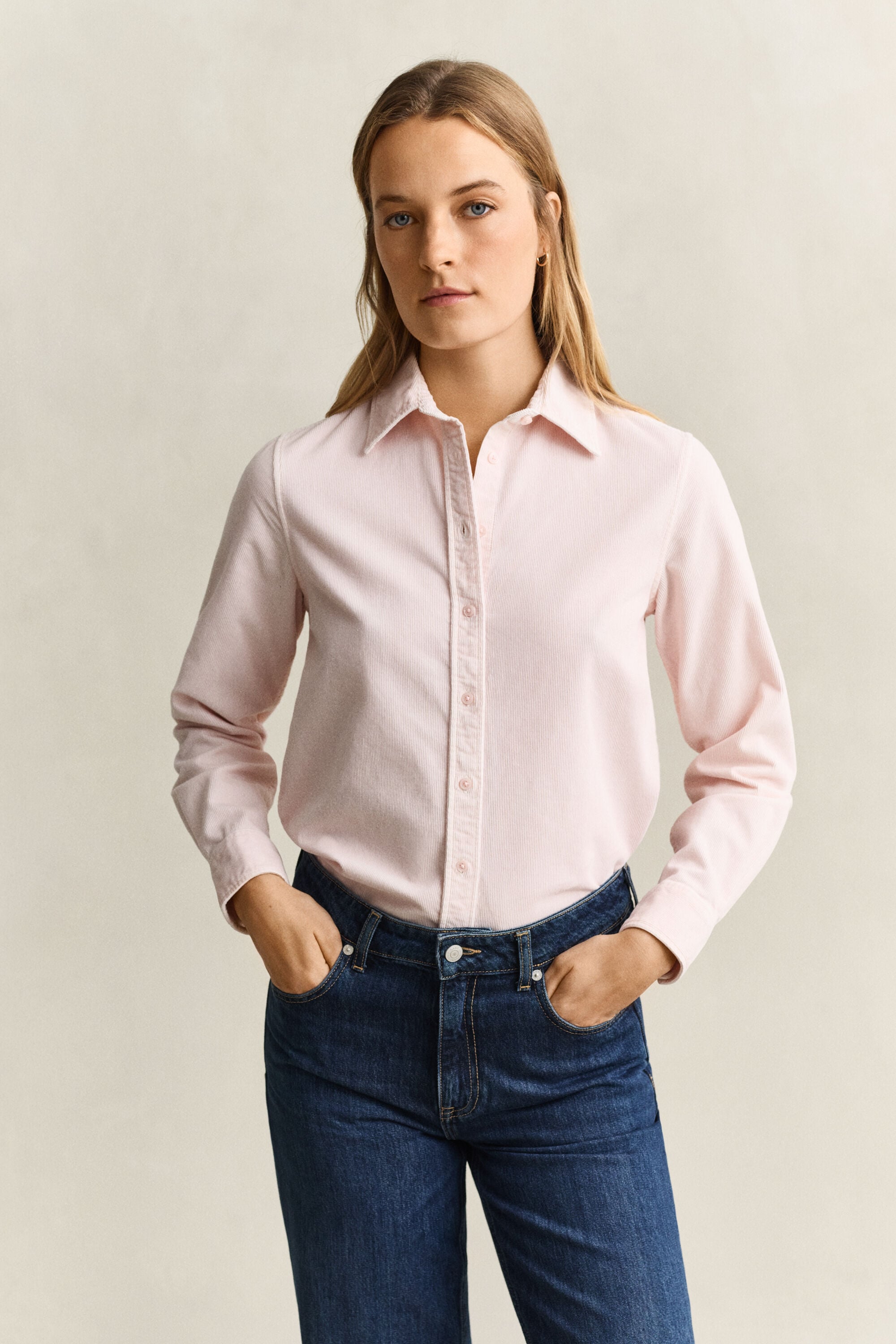 Camisa Regular Fit de pana